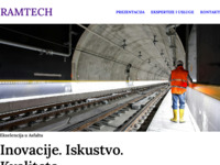 Frontpage screenshot for site: Ramtech d.o.o. (http://www.ramtech.hr/)