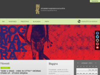 Frontpage screenshot for site: INK - Istarsko narodno kazalište (http://www.ink.hr)