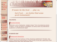 Frontpage screenshot for site: Odabrani restorani na Kvarneru (http://www.appleby.net/restaurants/cuisine.html)