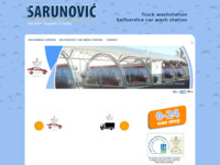 Frontpage screenshot for site: Praonica kamiona Sarunović (http://www.sarunovic.hr/)