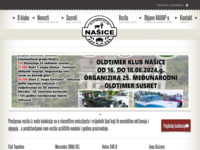 Frontpage screenshot for site: Oldtimer klub Našice (http://www.oldtimer-nasice.hr/)