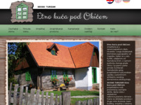 Frontpage screenshot for site: Etno kuća pod Okićem (http://www.etno-kuca.hr)
