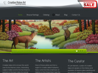 Frontpage screenshot for site: (http://www.croatiannaiveart.com)