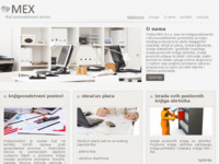 Frontpage screenshot for site: Mex knjigovodstveni servis (http://www.mex.hr/)