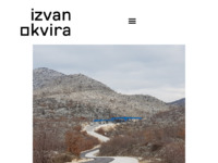 Frontpage screenshot for site: (http://www.izvanokvira.hr)