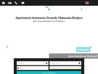 Frontpage screenshot for site: Apartmani Antunović, Drvenik (http://www.drvenik.net/)