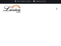 Frontpage screenshot for site: (http://www.lavica-hotel.hr/)