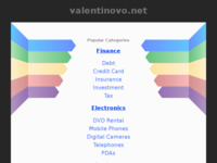 Frontpage screenshot for site: (http://www.valentinovo.net)