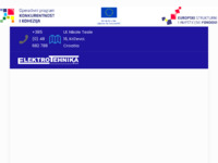 Frontpage screenshot for site: Elektrotehnika d.o.o. Križevci (http://www.elektrotehnika.hr/)
