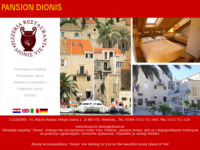 Frontpage screenshot for site: Obiteljski smještaj Dionis, otok Vis (http://www.dionis.hr/)