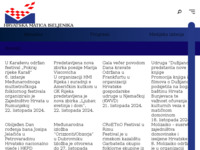 Frontpage screenshot for site: Hrvatska matica iseljenika (http://www.matis.hr/)