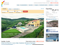 Frontpage screenshot for site: (http://www.opatija.net/)
