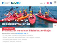 Frontpage screenshot for site: (http://www.nazor.hr/)