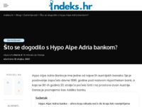 Frontpage screenshot for site: (http://www.hypo-alpe-adria.hr)
