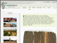 Frontpage screenshot for site: Babina Greda nekad i danas (http://www.gospodarstvo-petricevic.hr/)