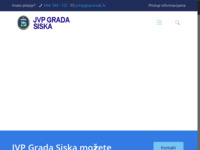 Frontpage screenshot for site: (http://www.jvp-sisak.hr/)