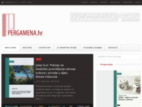 Frontpage screenshot for site: Pergamena d.o.o (http://www.pergamena.hr/)