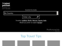 Frontpage screenshot for site: Zagreb In Your Pocket - turistički vodič Zagreba (http://www.inyourpocket.com/)