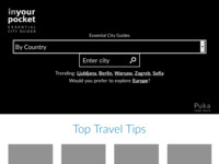 Frontpage screenshot for site: Zagreb In Your Pocket - turistički vodič Zagreba (http://www.inyourpocket.com/)