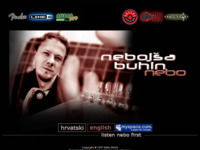 Frontpage screenshot for site: Nebojša Buhin (http://scena.hgu.hr/buhin/)