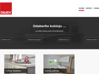 Frontpage screenshot for site: Dizajn i proizvodnja kuhinjskog namještaja (http://www.dinex.hr/)