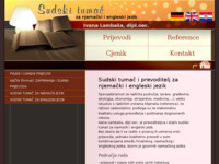 Frontpage screenshot for site: (http://www.sudski-tumaci.info)