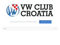 Frontpage screenshot for site: VW Club Croatia (http://www.vwclubcroatia.com)