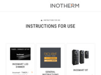 Frontpage screenshot for site: (http://www.inotherm.com)