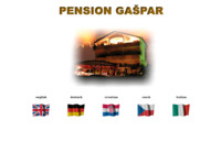Frontpage screenshot for site: (http://www.pension-gaspar.com/)