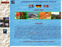 Frontpage screenshot for site: (http://free-zd.htnet.hr/apartmanbarbara)