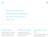 Frontpage screenshot for site: Mediterano (http://www.mediterano.hr/)