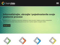 Frontpage screenshot for site: Zagreb Data d.o.o. (http://www.zgdata.hr/)