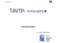 Frontpage screenshot for site: GuTel - telefon servis (http://www.gutel.hr/)