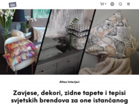Frontpage screenshot for site: Altea dekori (http://www.alteadekori.hr/)