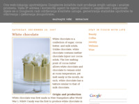 Frontpage screenshot for site: (http://thechocolaterevolution.blogspot.com)