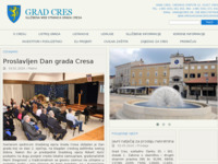 Frontpage screenshot for site: Grad Cres (http://www.cres.hr)