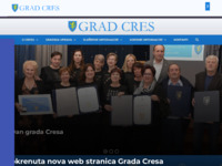 Frontpage screenshot for site: Grad Cres (http://www.cres.hr)