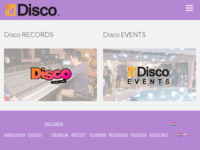 Frontpage screenshot for site: www.disco.hr (http://www.disco.hr)