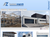 Frontpage screenshot for site: (http://www.kamen-zagreb.hr/)