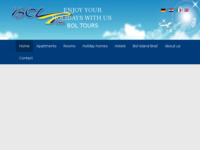 Frontpage screenshot for site: (http://www.boltours.com)