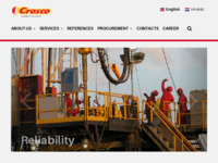 Frontpage screenshot for site: Crosco, Integrated Drilling & Well Services Co., Ltd. (http://www.crosco.com/)
