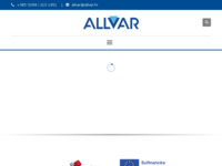 Frontpage screenshot for site: (http://www.allvar.hr)