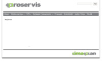 Frontpage screenshot for site: (http://www.proservis.hr/)