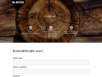 Frontpage screenshot for site: (http://www.s-eco.hr)
