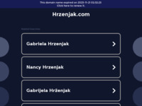 Frontpage screenshot for site: (http://www.hrzenjak.com)