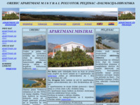 Frontpage screenshot for site: Apartmani Mistral (http://free-du.htnet.hr/Orebic/)