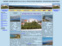 Frontpage screenshot for site: (http://free-du.htnet.hr/Orebic/)