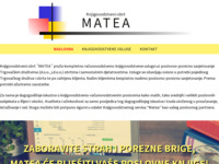 Frontpage screenshot for site: (http://matea.HR)