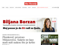 Frontpage screenshot for site: Glas Slavonije (http://www.glas-slavonije.hr/)