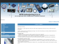 Frontpage screenshot for site: (http://www.mtb-inzenjering.hr/)